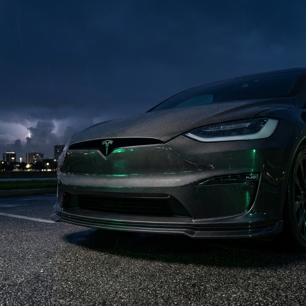 Tesla Carbon Fiber Bumpers